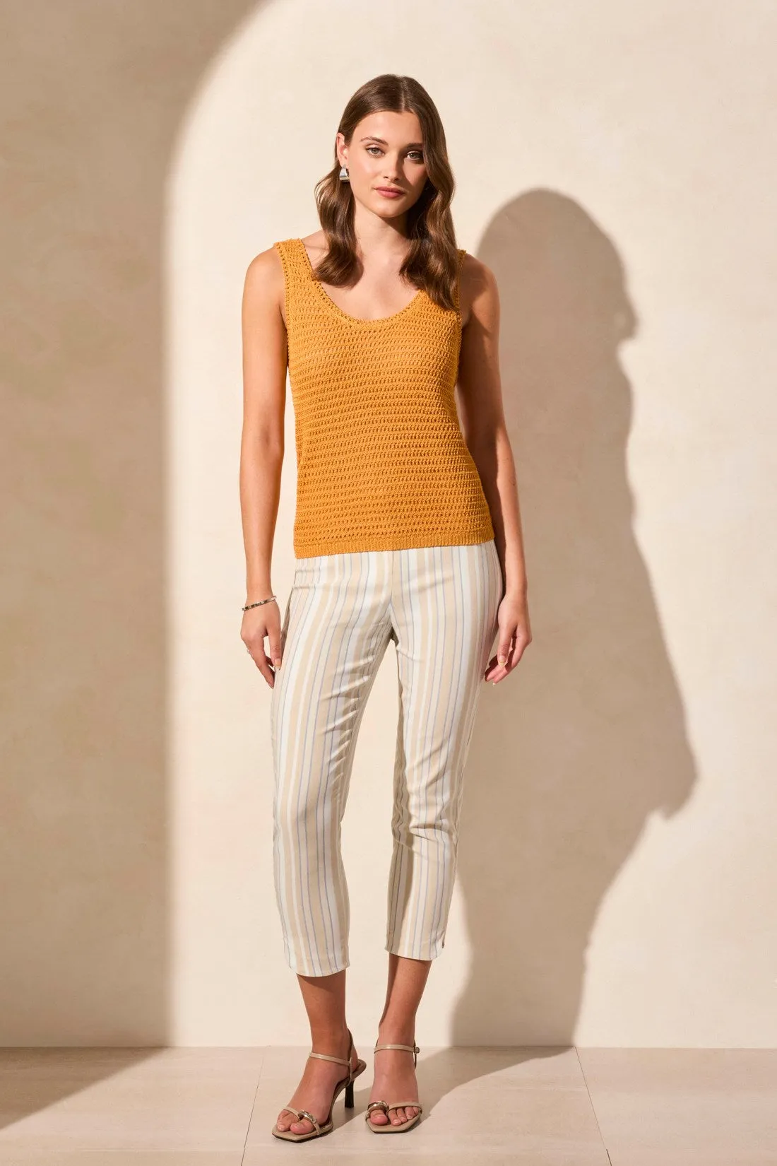 Crochet Scoop Neck Tank Top-Sunlight sold by Tribal product image thumbnail 2