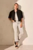 Comfort Stretch Elbow-Sleeve Denim Jacket-Justblack sold by Tribal
