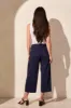 Audrey Comfort Stretch Cropped Wide Leg Jeans-Nautical sold by Tribal