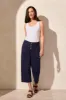 Audrey Comfort Stretch Cropped Wide Leg Jeans-Nautical sold by Tribal