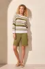 Stripe Scoop Neck Sweater-Loden sold by Tribal