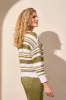 Stripe Scoop Neck Sweater-Loden sold by Tribal