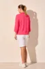 Techno Lux Johnny Collar Polo Top-Beetroot sold by Tribal