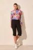 Flatten It® Pull-On Capri With Zip Pockets-Black sold by Tribal