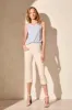 Flatten It® Pull-On Slit-Hem Capri-Frenchoak sold by Tribal