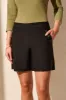 Flatten It® Pull-On Button-Accent Short-Black sold by Tribal