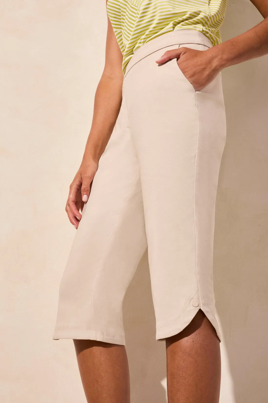 Flatten It® Pull-On Capri With Zip Pockets-Frenchoak sold by Tribal product image thumbnail 4