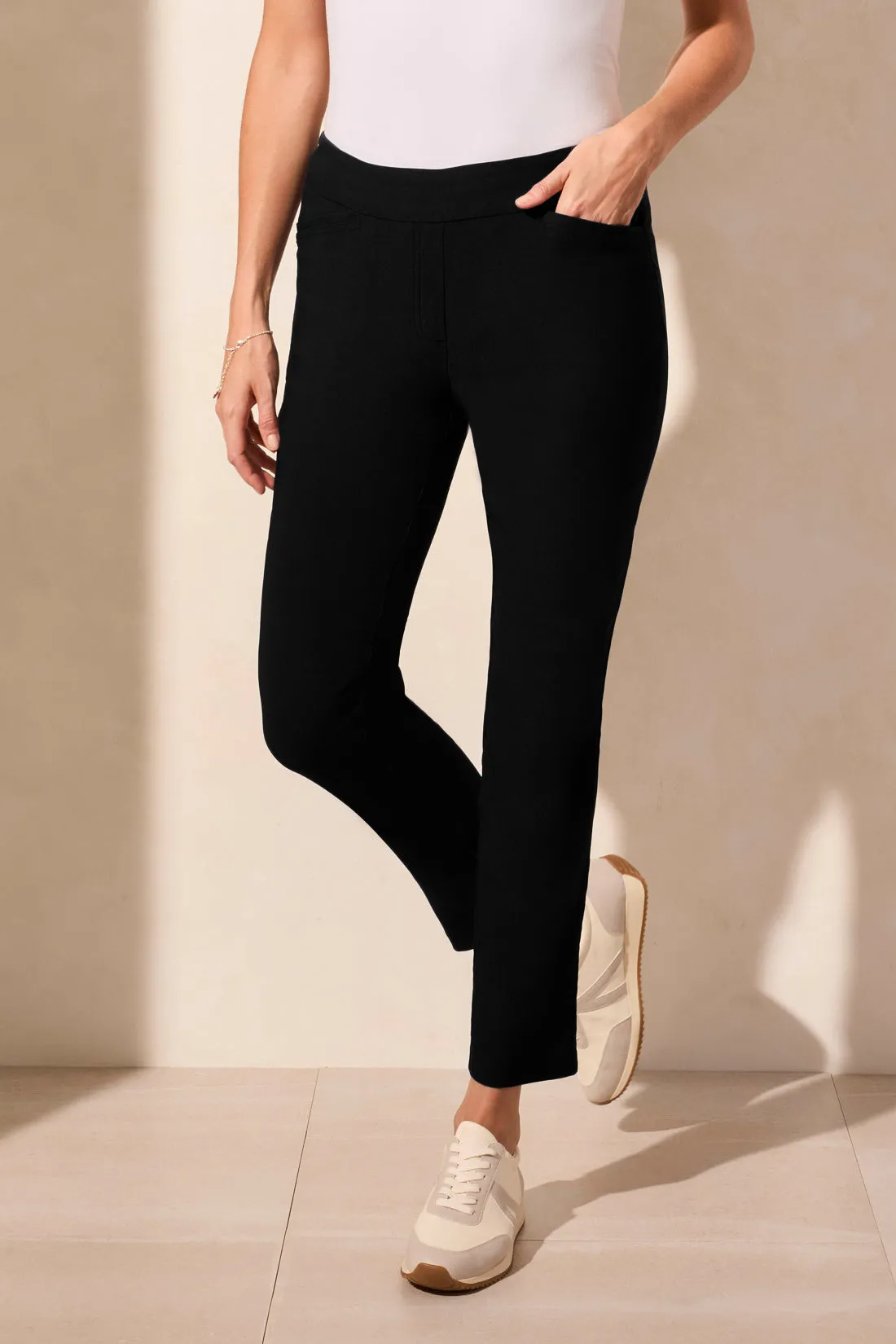Flatten It® Pull-On Ankle Pant With Back Seam-Black sold by Tribal product image thumbnail 3