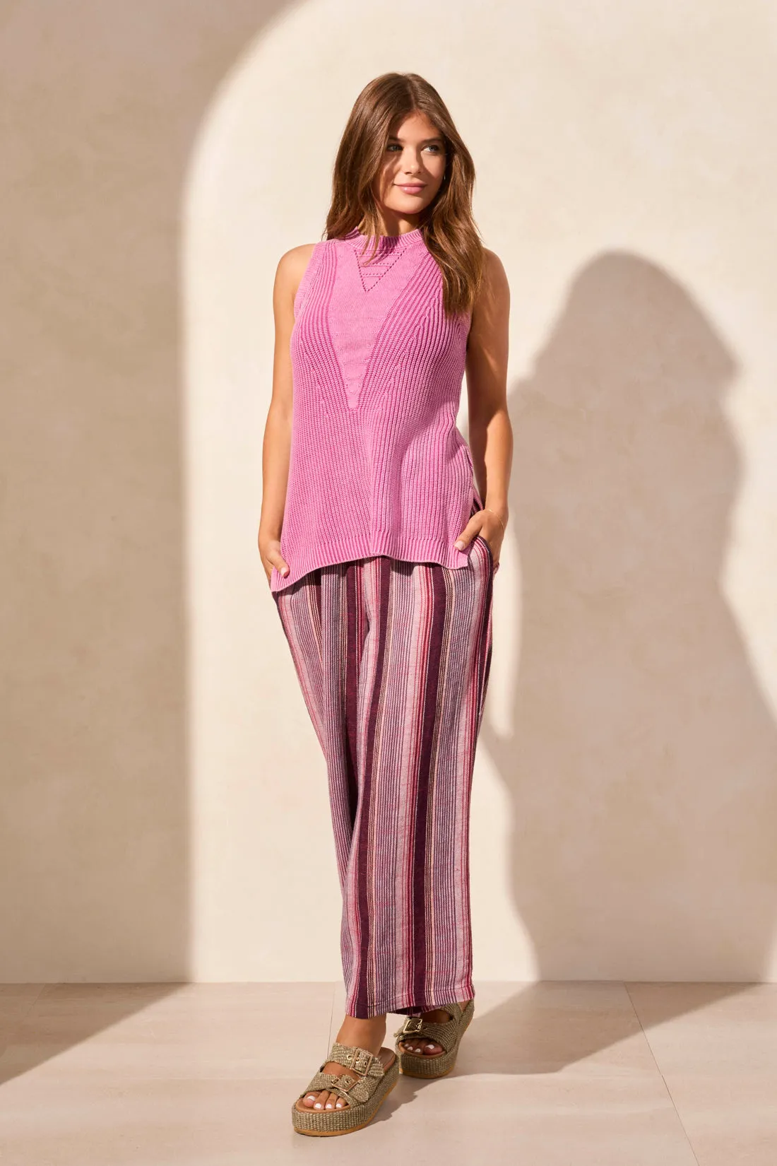 Special Wash Sleeveless Crewneck Tunic-Passion Fruit sold by Tribal product image thumbnail 3