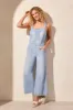 BLUE THREAD Denim Jumpsuit With Adjustable Straps-Bluetiful sold by Tribal