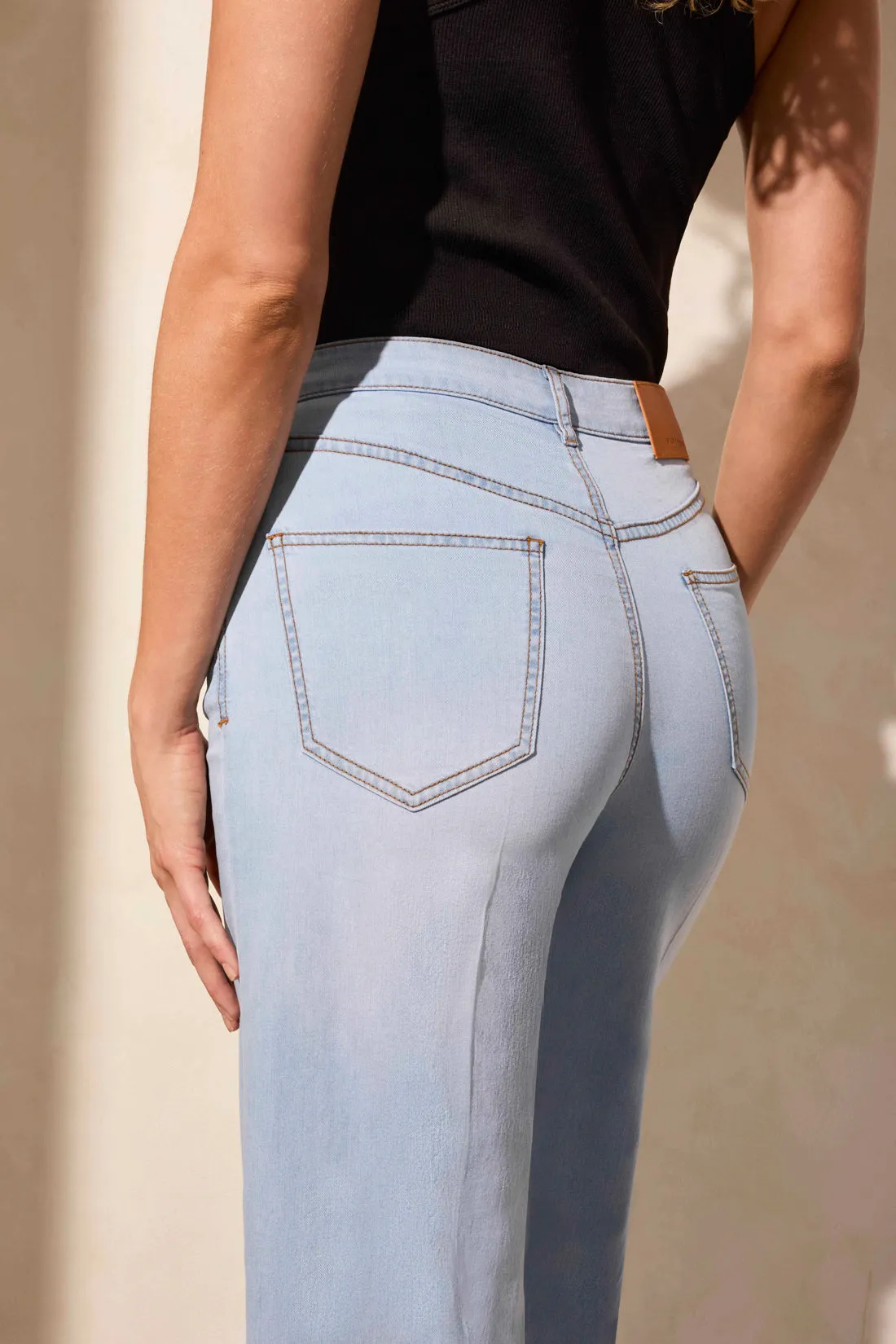 BLUE THREAD Brooke Limitless Stretch Wide Leg Jeans-Bluetiful sold by Tribal product image thumbnail 3