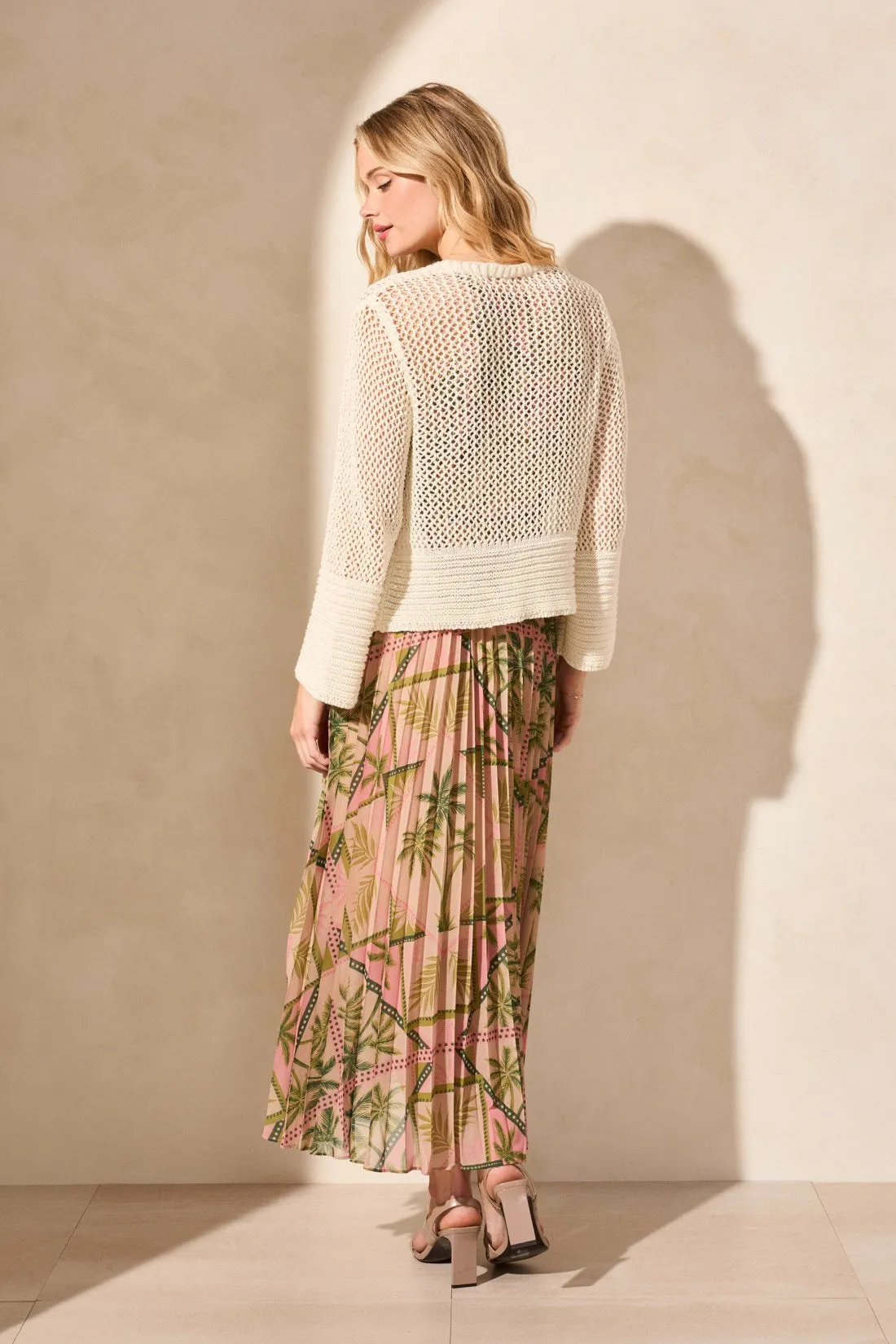 Bell Sleeve Open Stitch Cardigan-Cocomilk sold by Tribal product image thumbnail 4