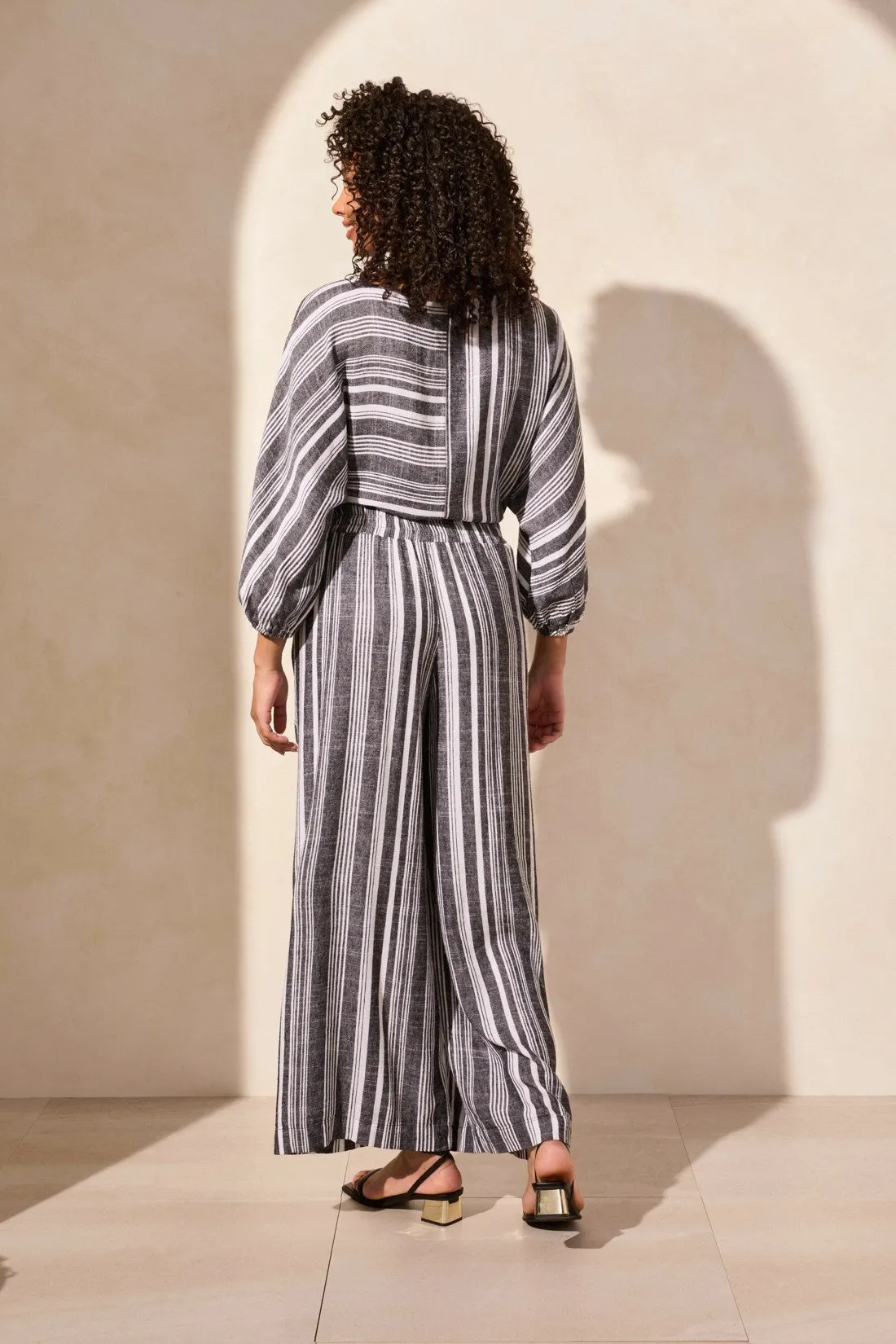 Pull-On Flowy Wide Leg Pants With Pockets-Black sold by Tribal product image thumbnail 4