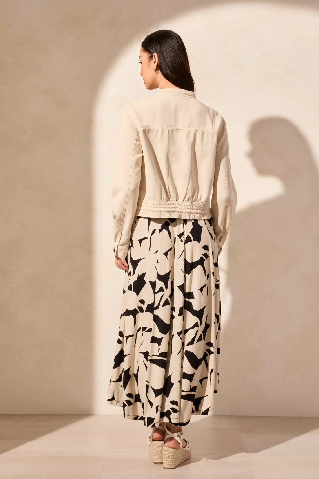 Button-Front Coat With Drawcord Hem-Frenchoak sold by Tribal product image thumbnail 4