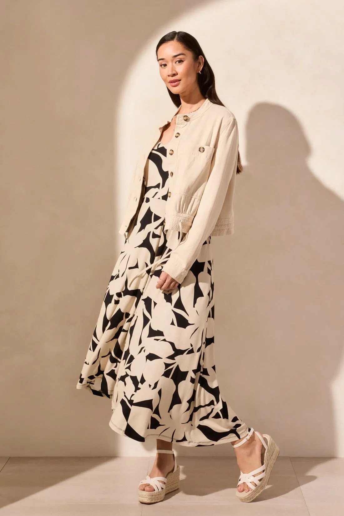 Button-Front Coat With Drawcord Hem-Frenchoak sold by Tribal product image thumbnail 2