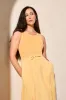 Mixmedia Sleeveless Boat Neck Maxi Dress-Sun Ray sold by Tribal