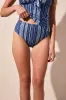 Reversible High-Waist Bikini Bottoms-Riviera sold by Tribal
