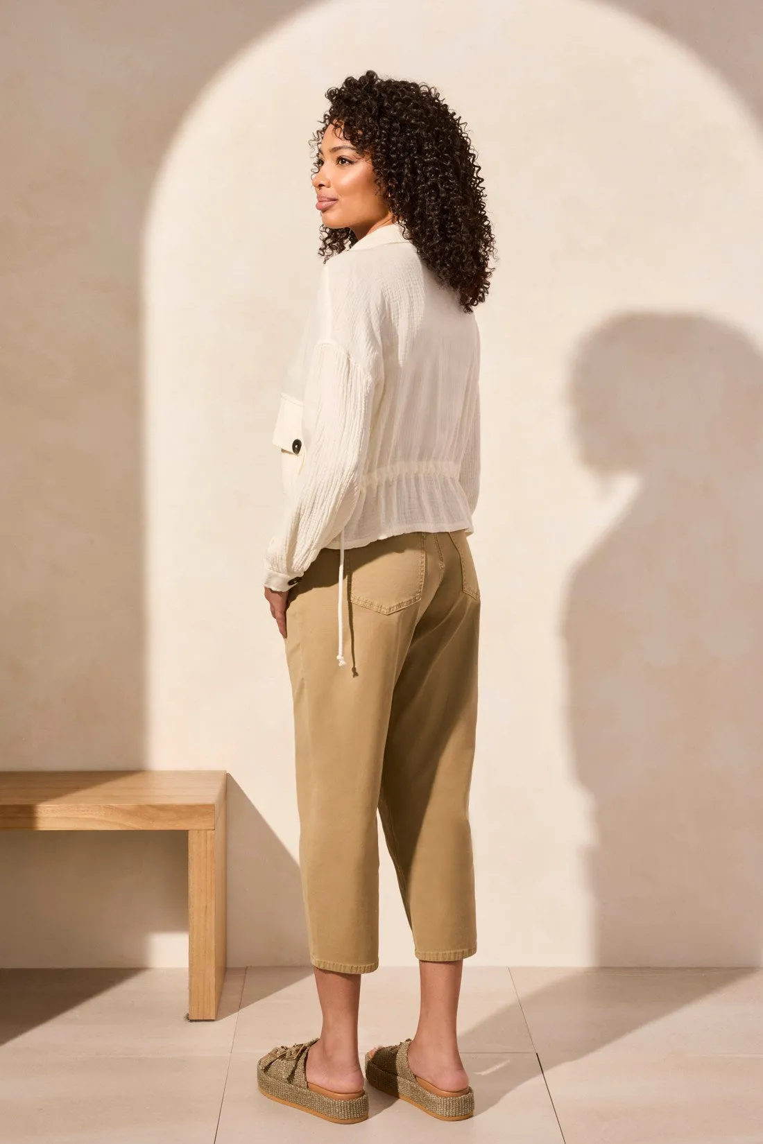 Cotton Gauze Button-Up Jacket-Cocomilk sold by Tribal product image thumbnail 5