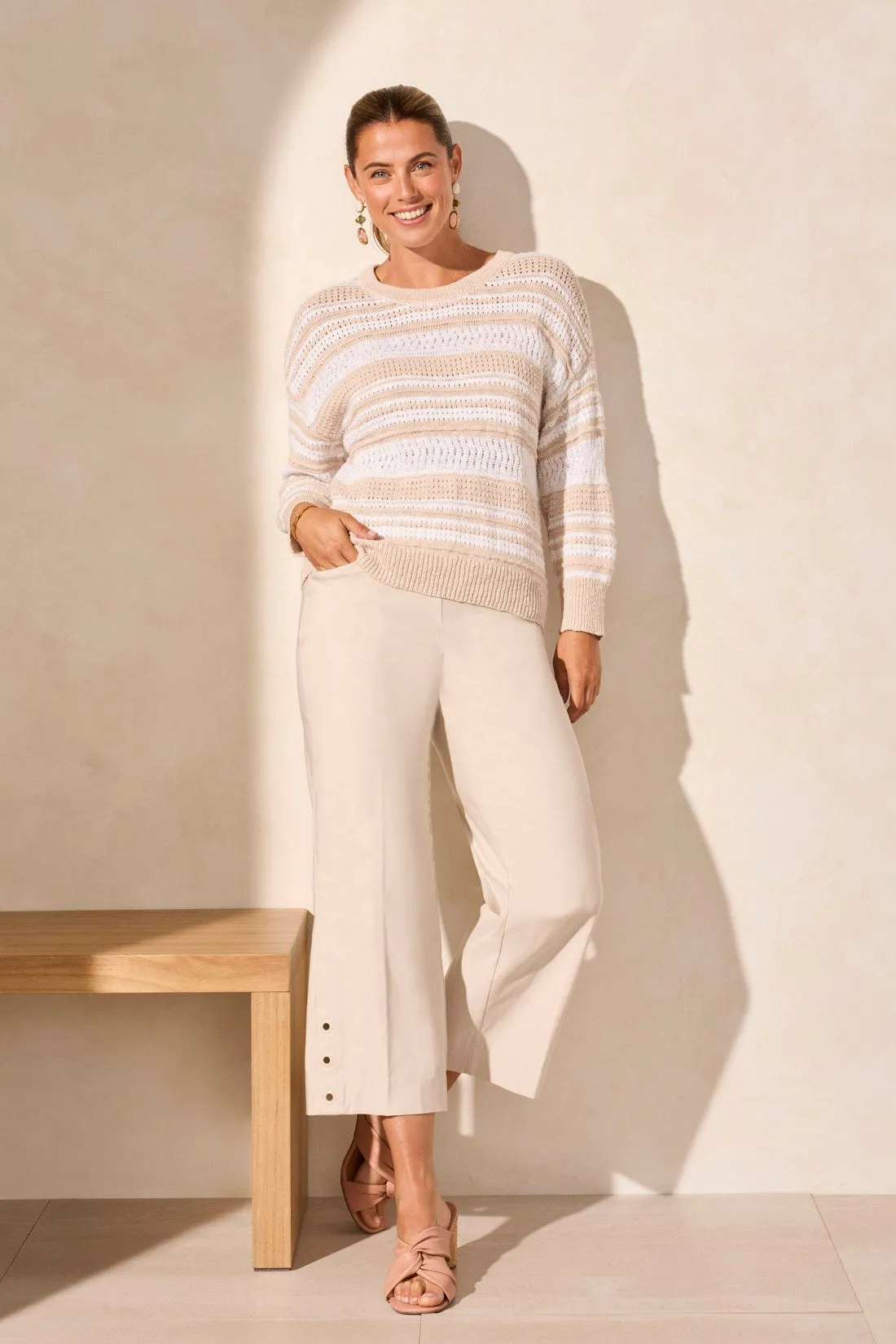 UPF 50+ Performance Stretch Long Sleeve Quarter-zip Top-Aqua sold by Tribal product image thumbnail 2