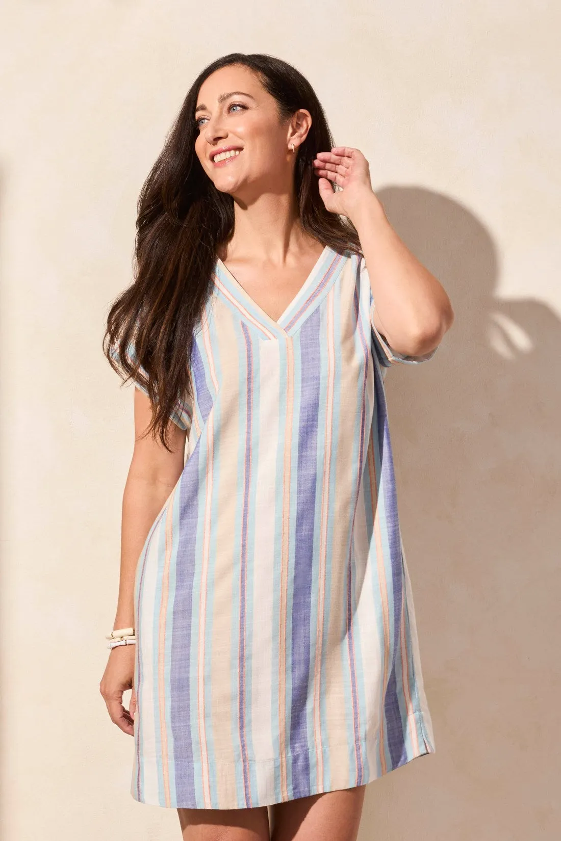 Short-Sleeve Dolman Tunic Dress-Oasis sold by Tribal product image thumbnail 3