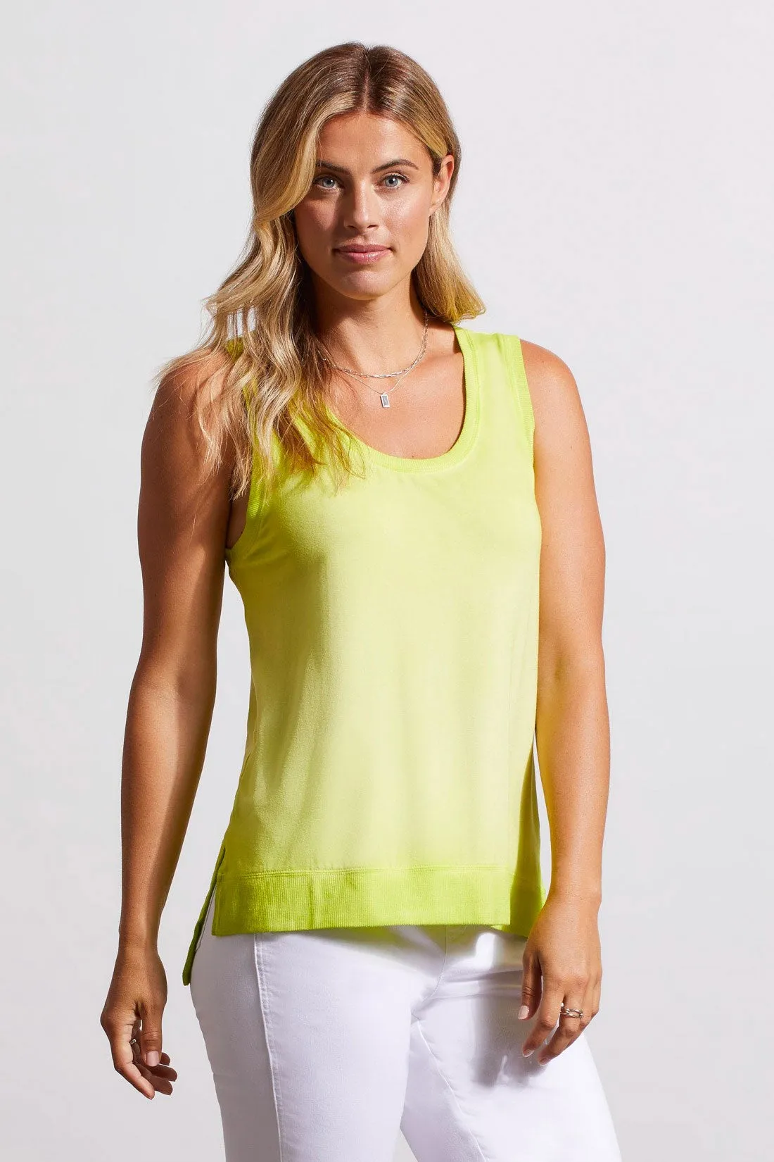 HIGH-LOW TANK TOP-Limetwist sold by Tribal