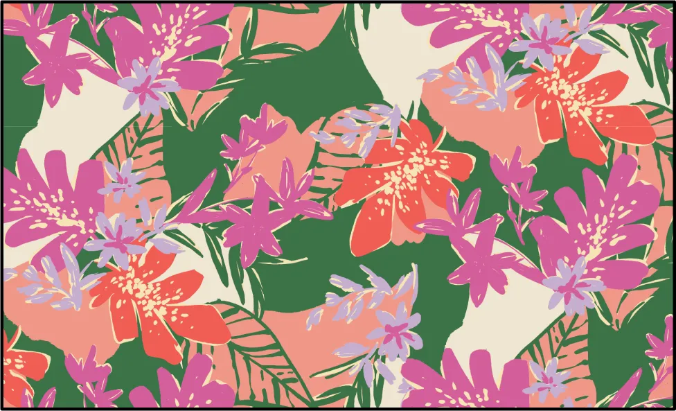 Printed Pull-On Flat Front Short With Pleats & Pockets-Cartagena sold by Tribal product image thumbnail 5