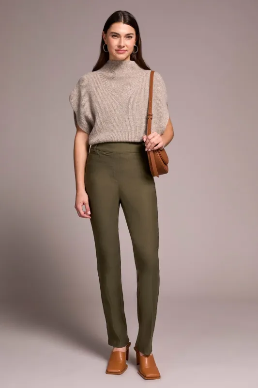 Bengaline Stretch Flatten It® Pull-On Pants-Ivy sold by Tribal