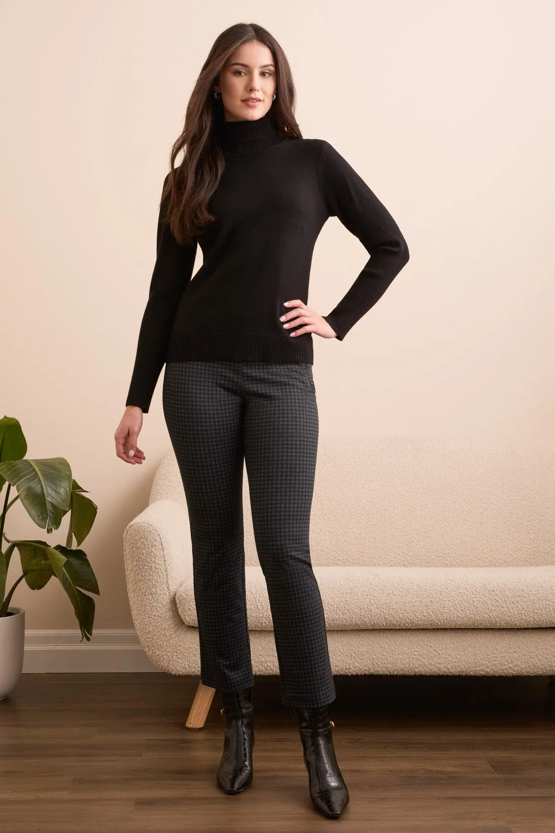 Lightweight Turtle Neck Sweater-Black sold by Tribal