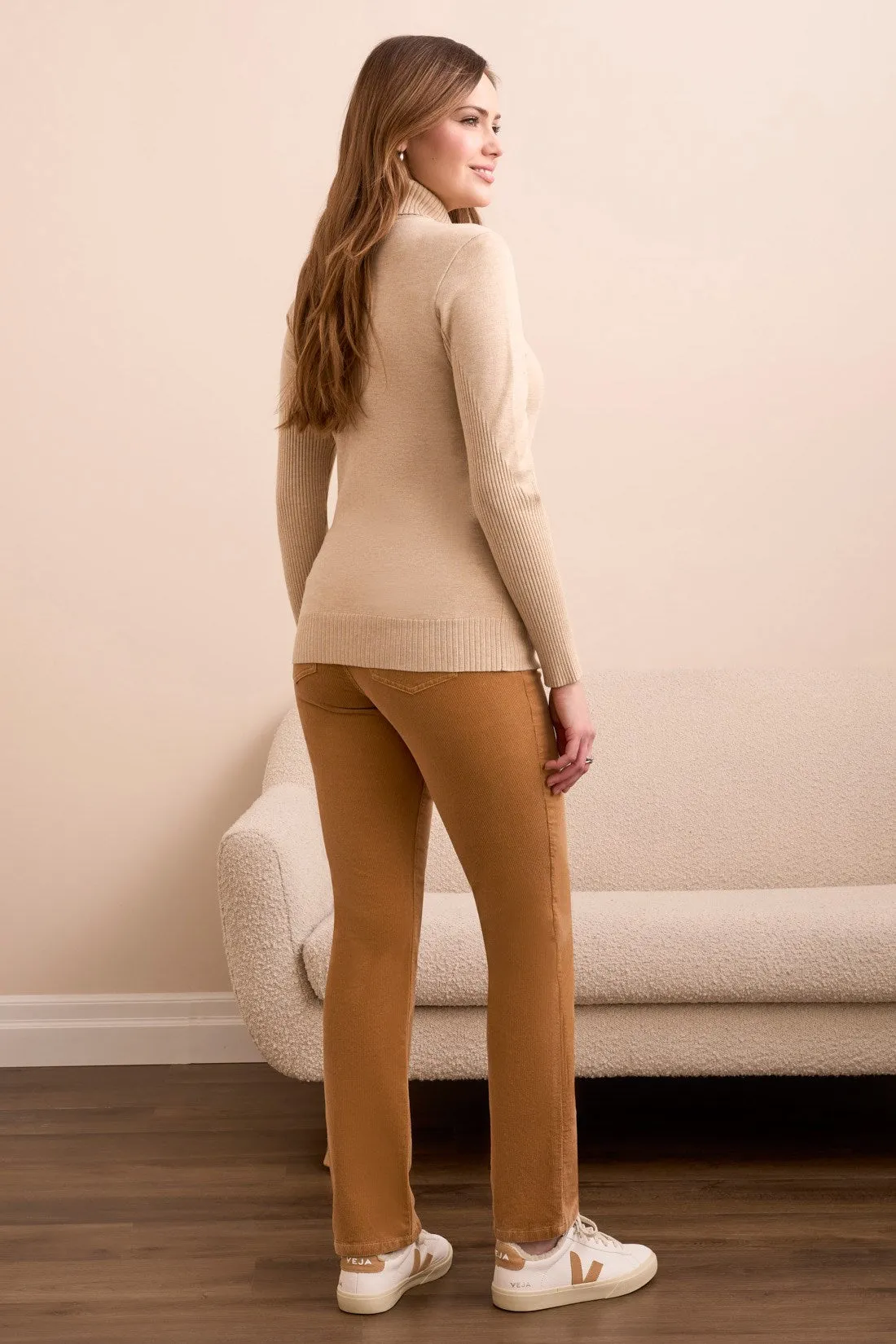 Lightweight Turtle Neck Sweater-H latte sold by Tribal product image thumbnail 3
