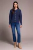 Cotton Yarn Button-Front Cardigan With Special Wash-Nightfall sold by Tribal