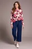 Sophia Curvy Comfort Stretch Wide Leg Crop Jeans-Deepwater sold by Tribal