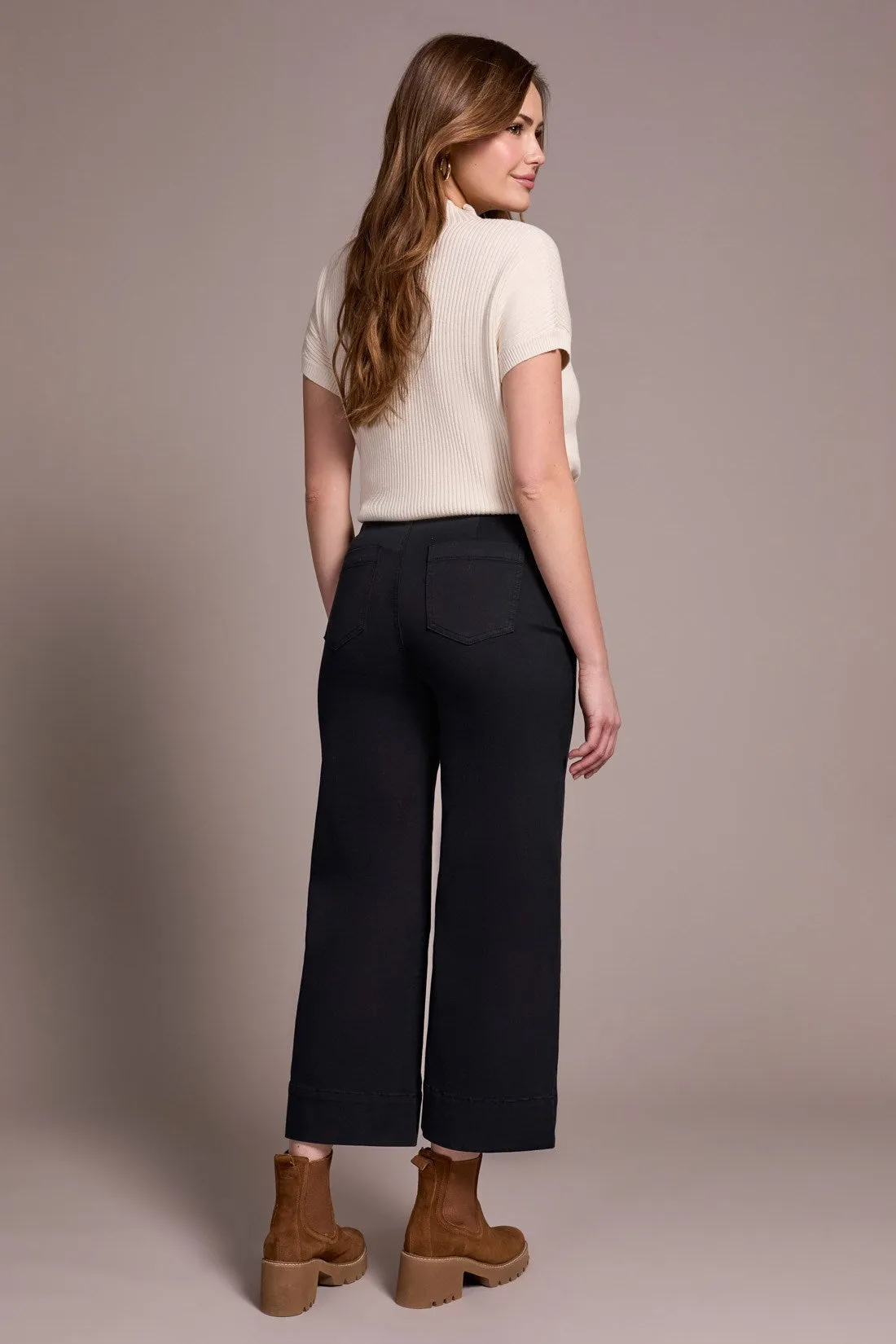 Comfort Stretch High Rise Palazzo Pants-Black sold by Tribal product image thumbnail 3