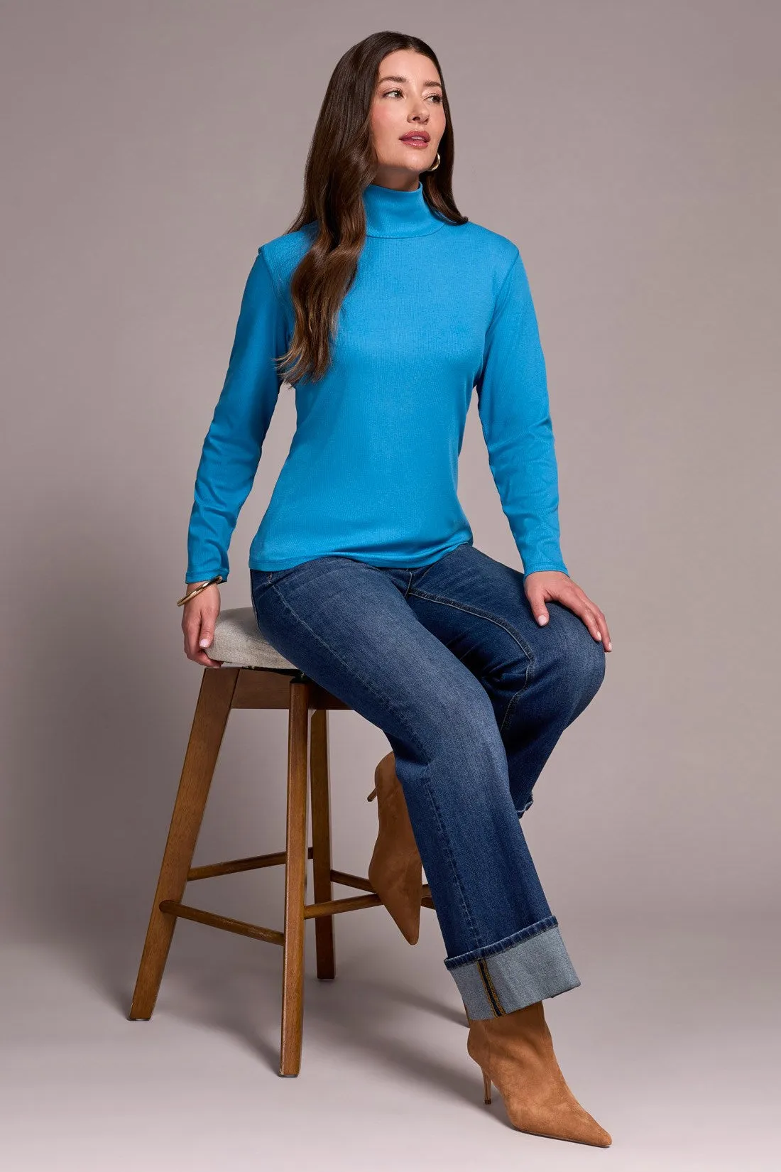 Long-Sleeve Turtle Neck Top-Celestial sold by Tribal product image thumbnail 3