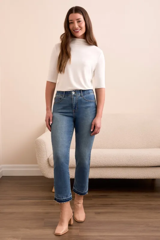 Sophia Curvy Micro Flare Jeans-Truevintage sold by Tribal