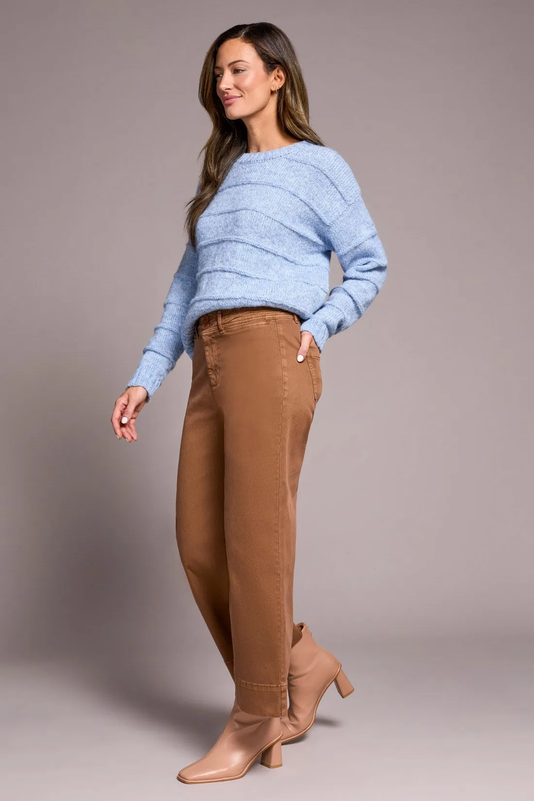 Comfort Stretch High Rise Palazzo Pants-Walnut sold by Tribal product image thumbnail 3
