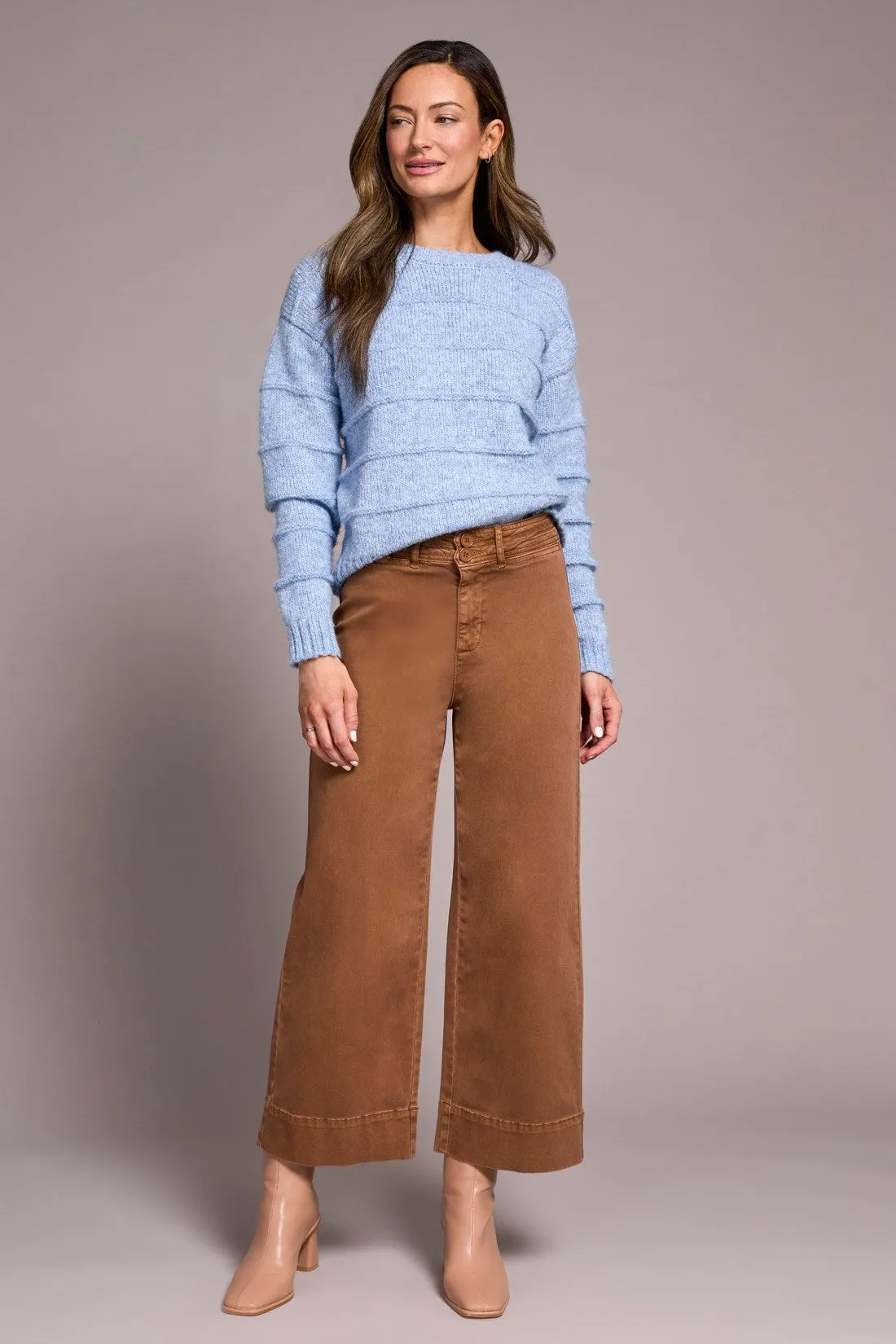 Comfort Stretch High Rise Palazzo Pants-Walnut sold by Tribal product image thumbnail 2
