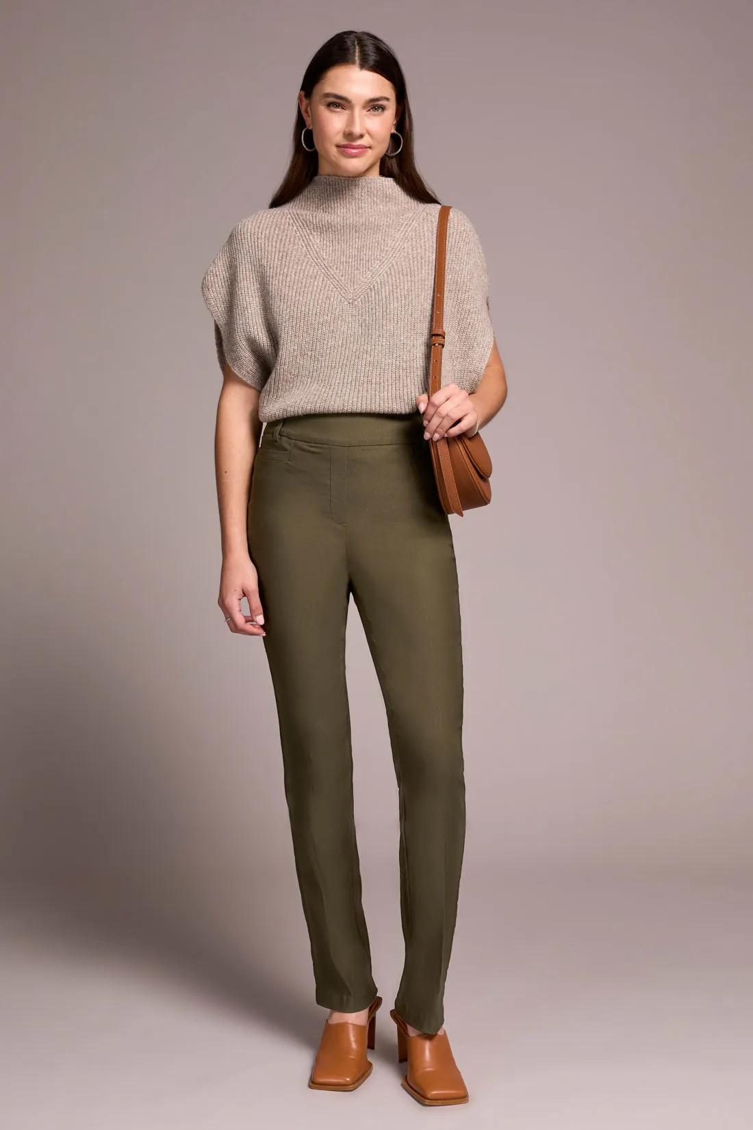 Petite Bengaline Flatten It® Pull-On Pants-Ivy sold by Tribal product image thumbnail 2