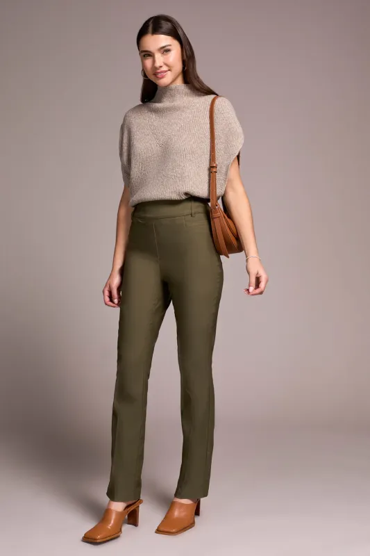 Petite Bengaline Flatten It® Pull-On Pants-Ivy sold by Tribal