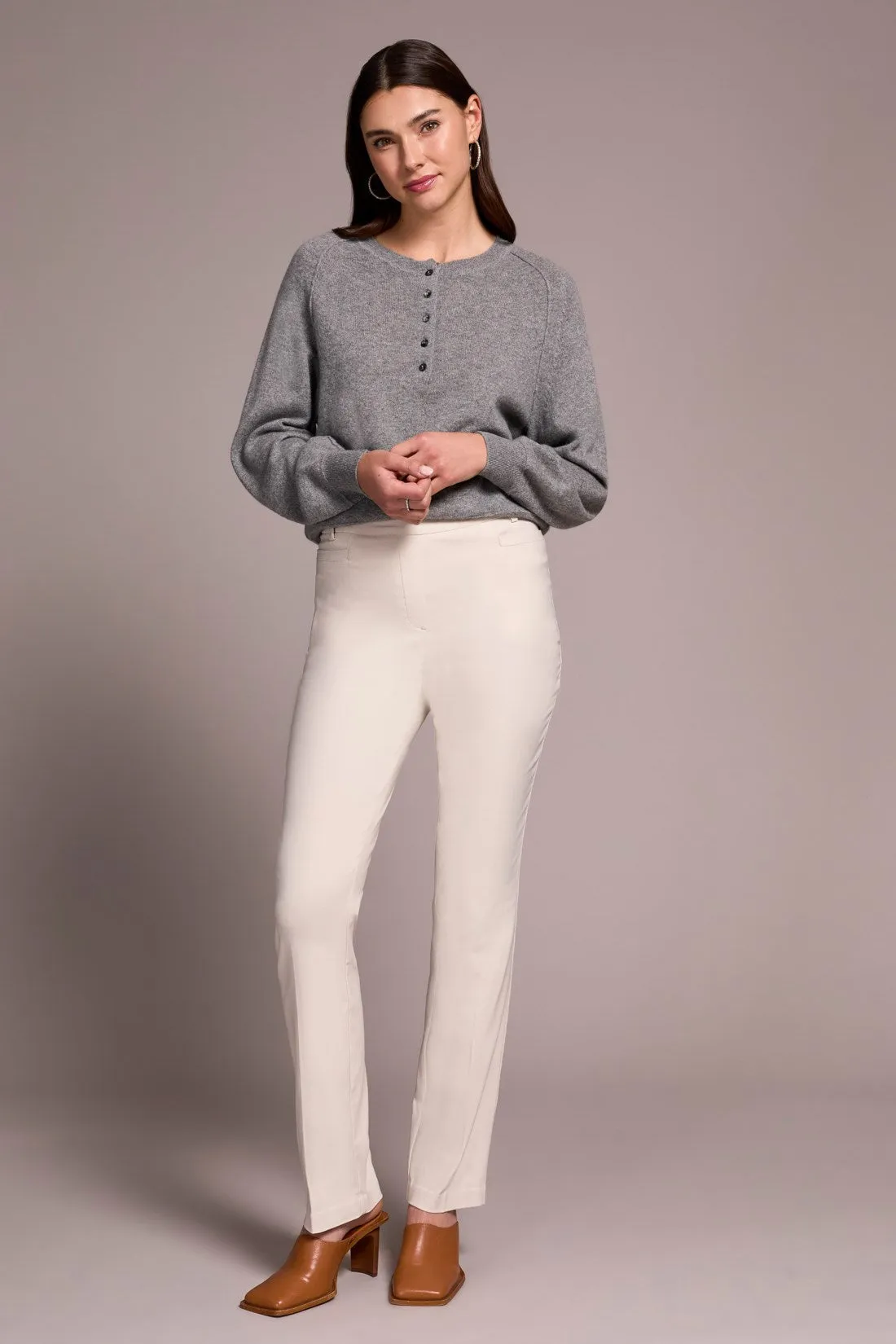 Bengaline Stretch Flatten It® Pull-On Pants-Moonstone sold by Tribal product image thumbnail 2