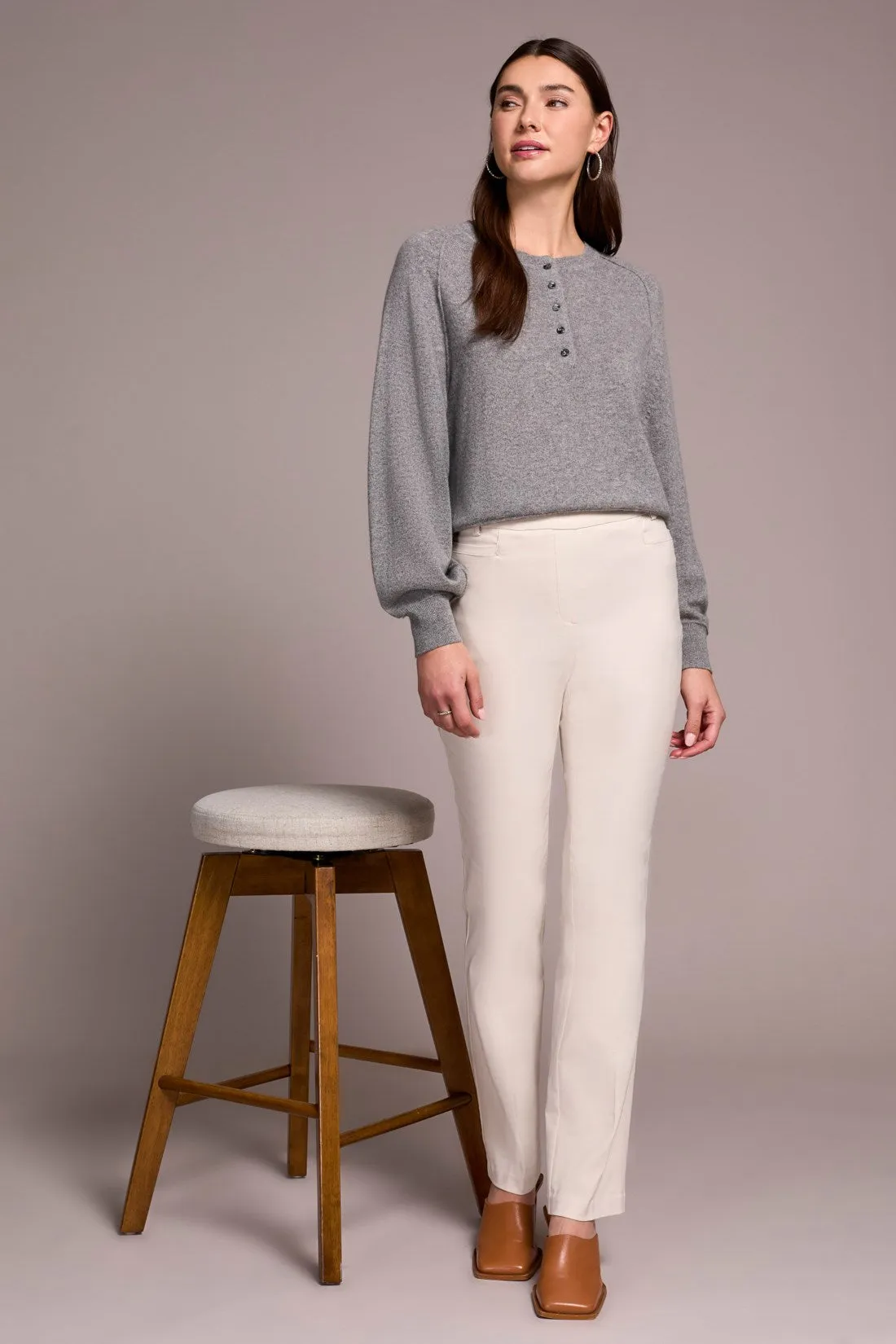 Bengaline Stretch Flatten It® Pull-On Pants-Moonstone sold by Tribal product image thumbnail 3