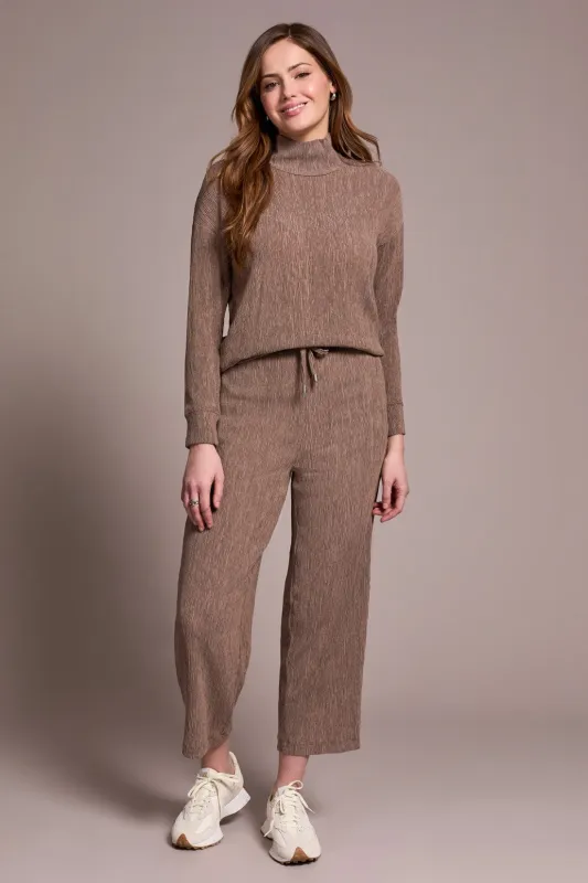 Two-Tone Crinkle Flowy Pant-Fossil sold by Tribal