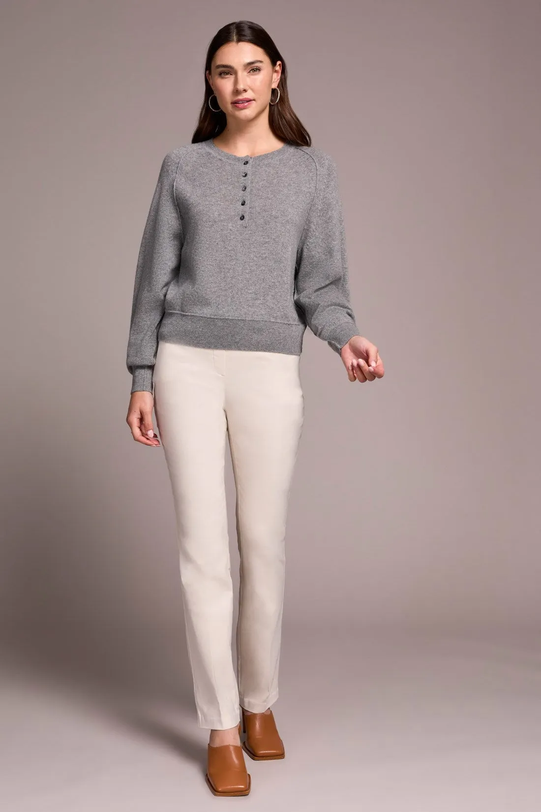 Signature Cashmere Deluxe Sweater-H charcoal sold by Tribal product image thumbnail 2