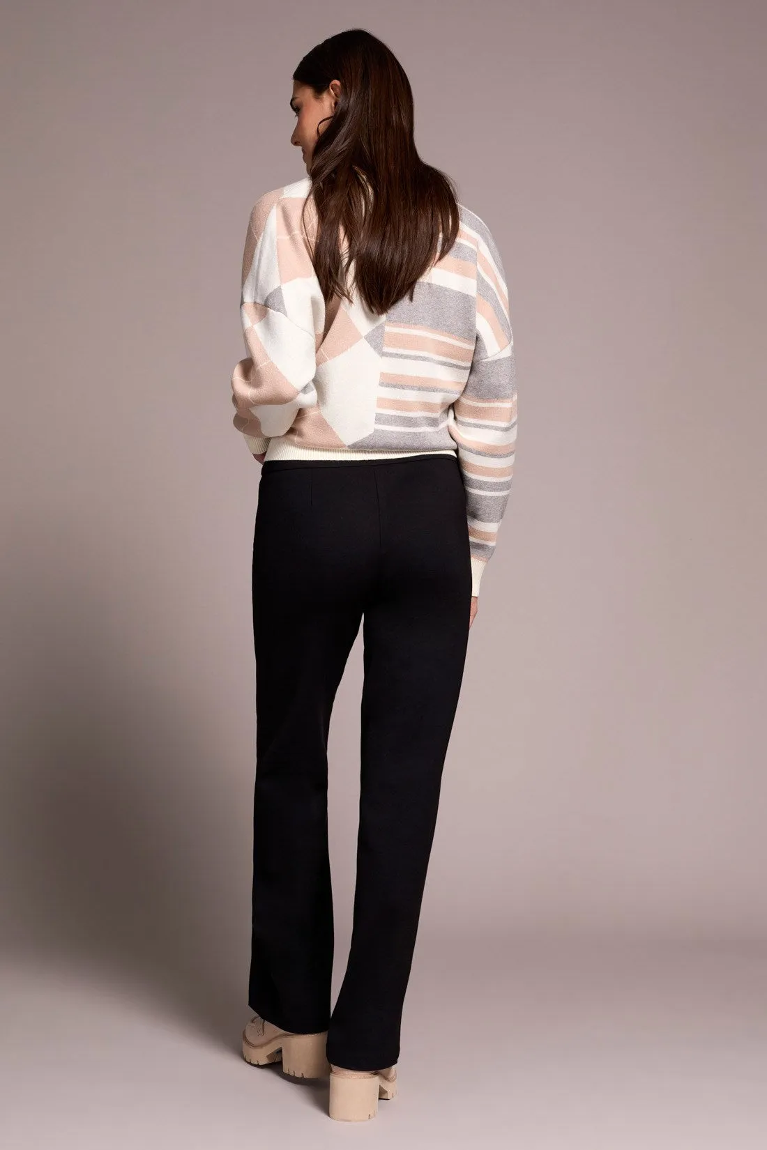 Signature Every Body Ponte Pull-On Pin Tuck Pants-Black sold by Tribal product image thumbnail 4