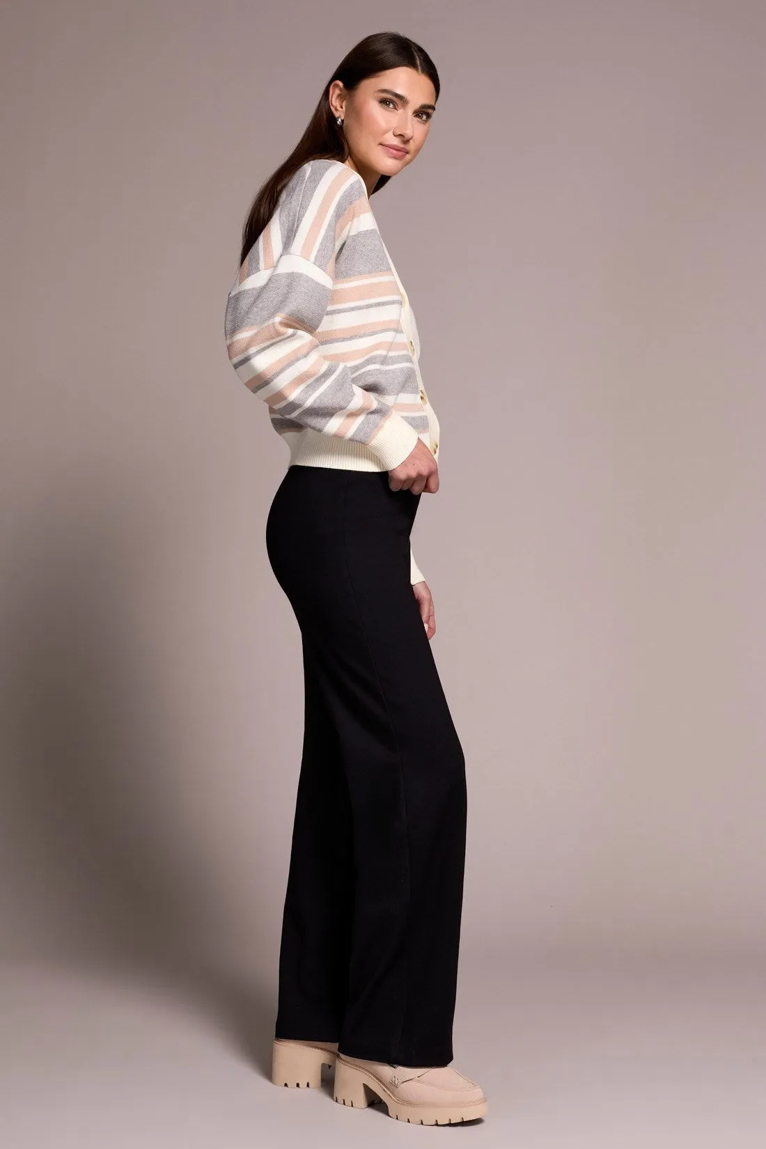 Signature Every Body Ponte Pull-On Pin Tuck Pants-Black sold by Tribal product image thumbnail 3