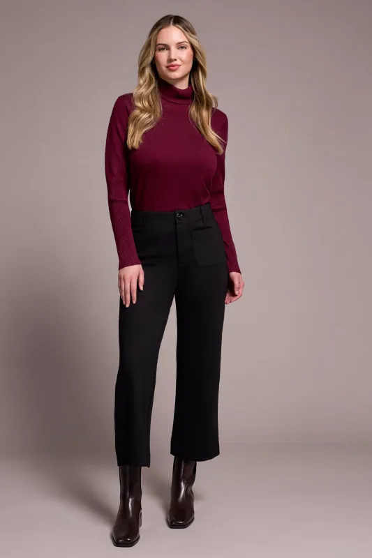 Signature Every Body Ponte High Rise Capri Pants-Black sold by Tribal