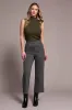 Signature Every Body Ponte High Rise Capri Pants-H charcoal sold by Tribal