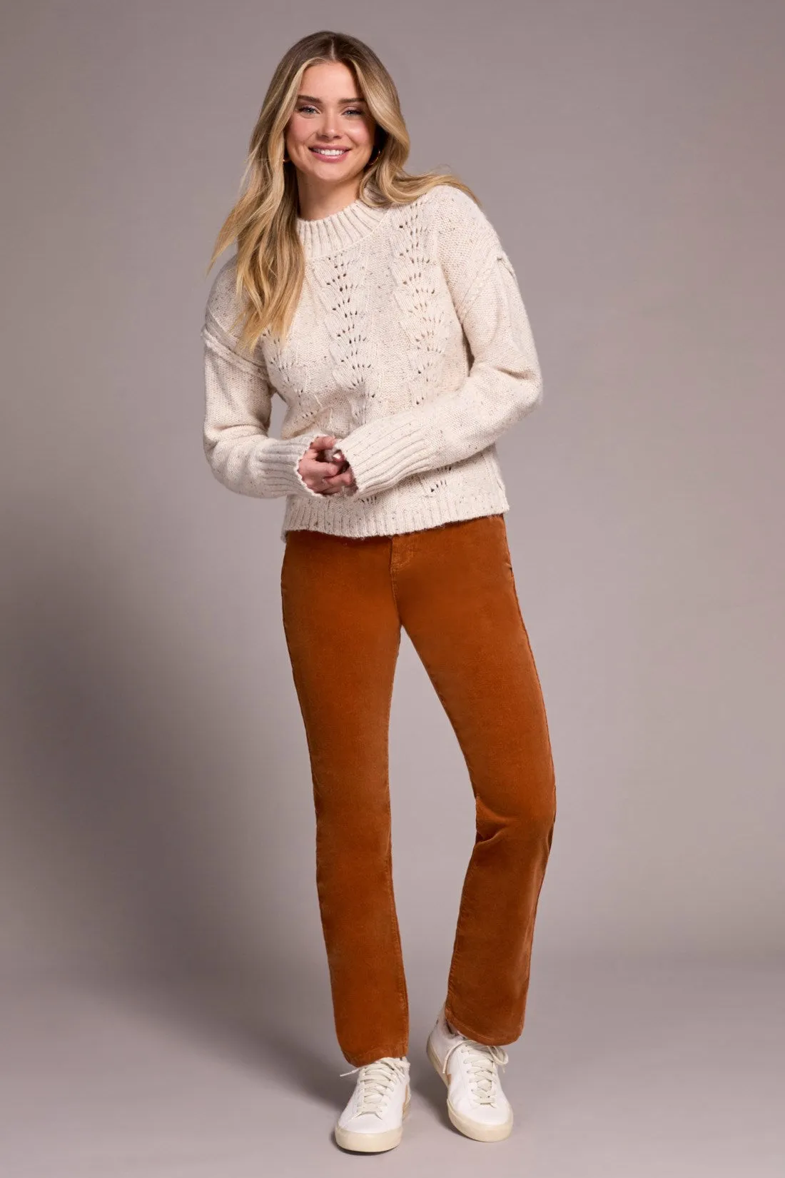 Multi Speckle Crew Neck Sweater-M cream sold by Tribal product image thumbnail 3
