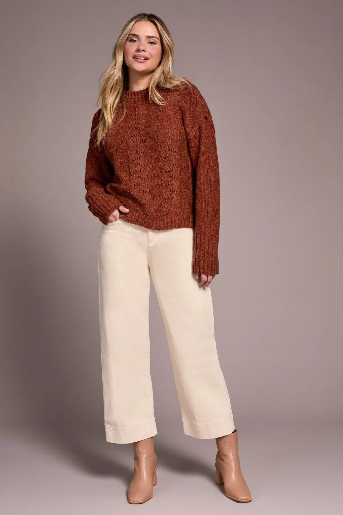 Multi Speckle Crew Neck Sweater-M gingerspice sold by Tribal product image thumbnail 2