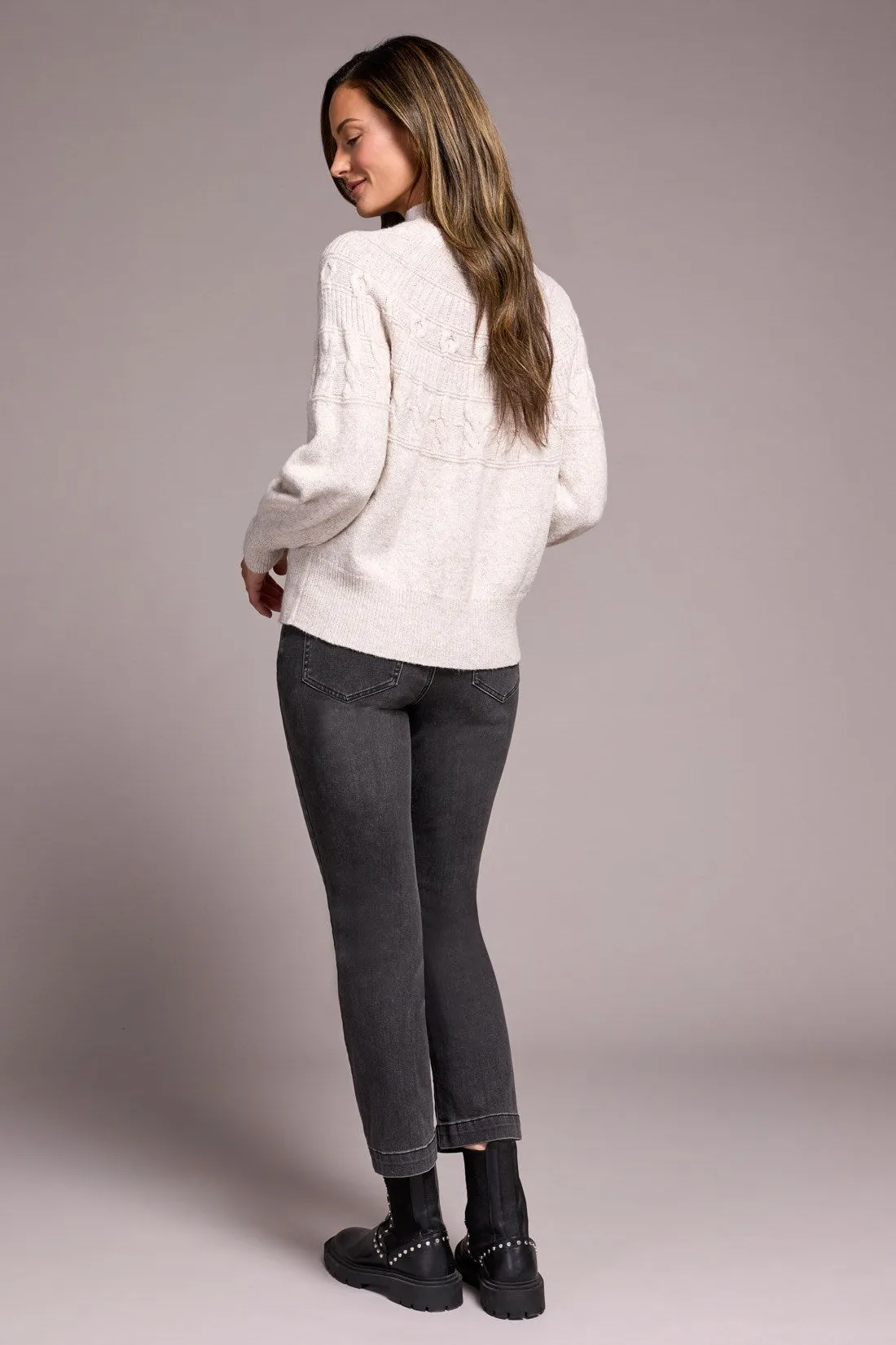 Two-Tone Mock Neck Sweater-Moonstone sold by Tribal product image thumbnail 4