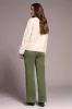Cable-Knit Textured Crewneck Sweater-H cream sold by Tribal